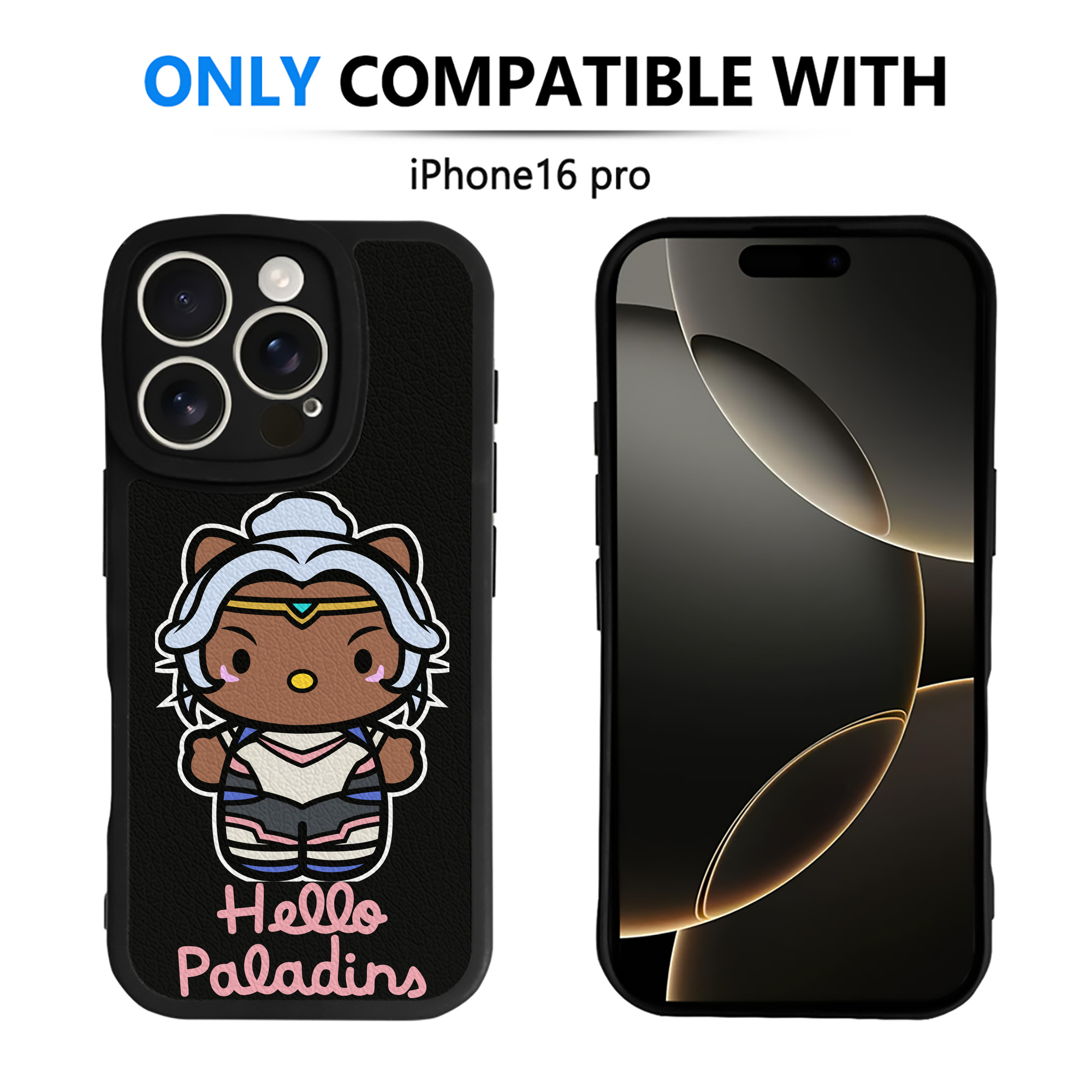 （画像用） Hello Kitty ハローキティ 【iPhone 16シリーズ対応】シリコンスマホケース（レザー調） 材質：シリコン